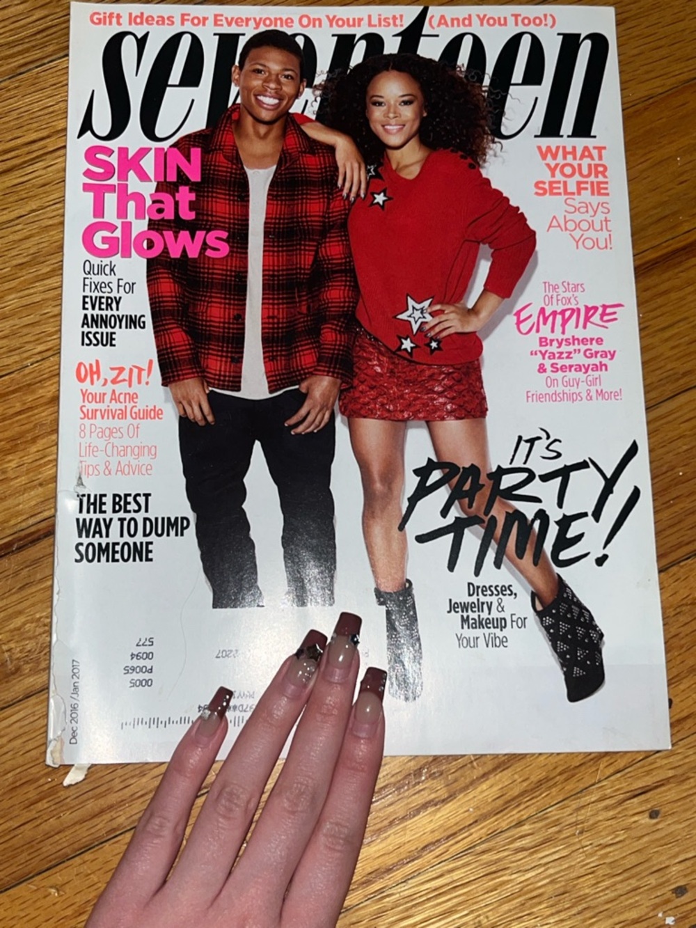 Seventeen Magazine Bryshere “Yazz” Gray and serayah